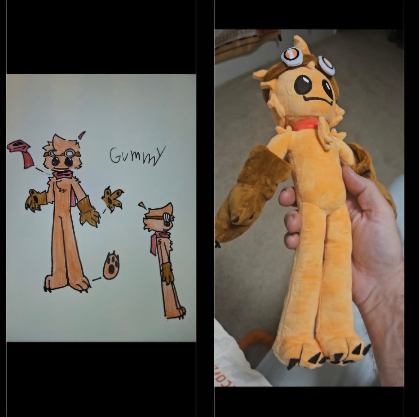 Customer photo review of Original Character (OC) Design Plush