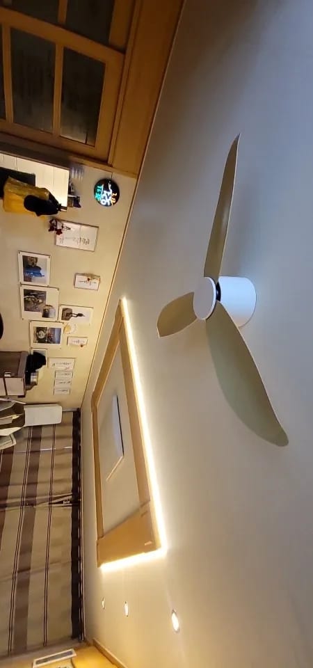 Customer photo review of 36/44/52-Inch Low-Profile Ceiling Fan with Remote Control