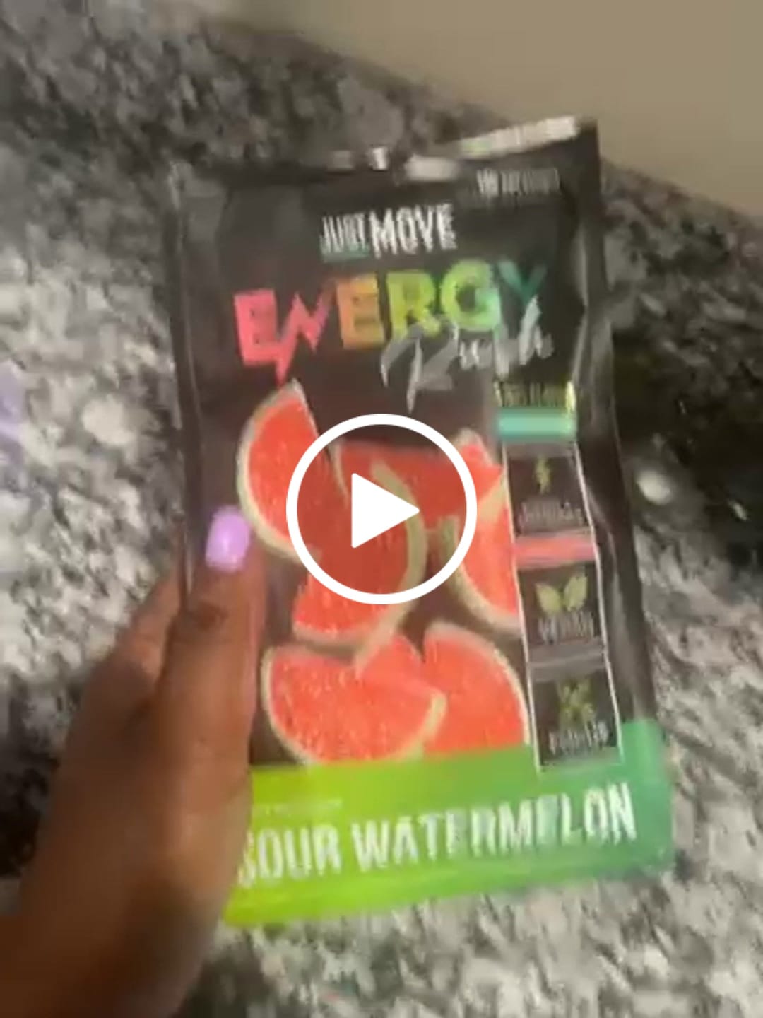 Customer video review of Sour Watermelon Energy Rush - Pre Workout