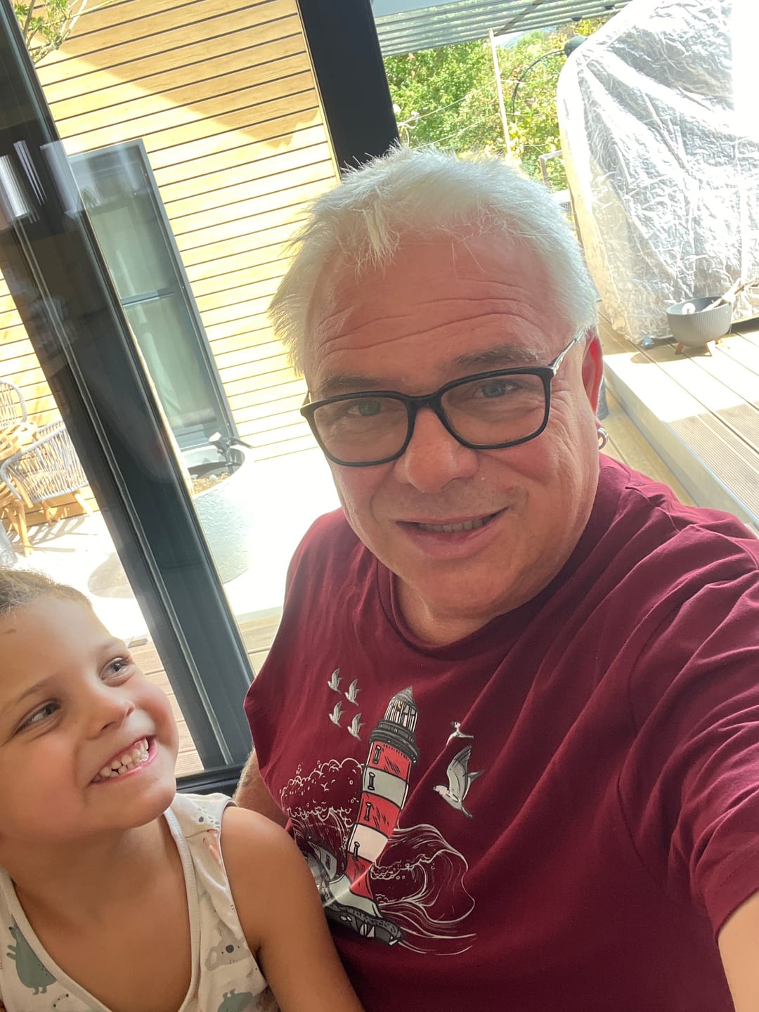Customer photo review of Leuchtturm im Sturm · Herren Premium Bio T-Shirt