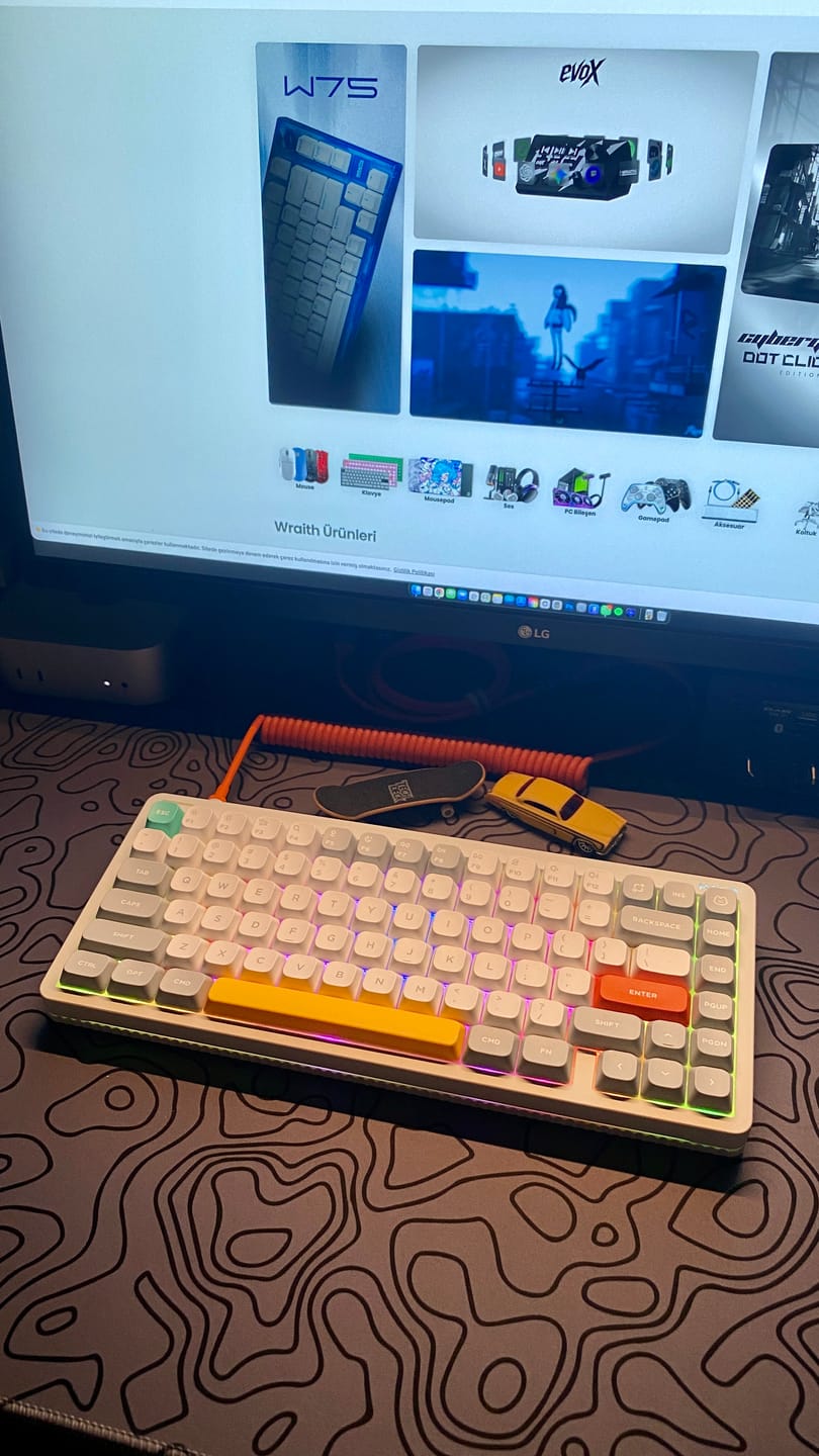 Customer photo review of Nuphy Halo75 V2 IO Series Mekanik Klavye