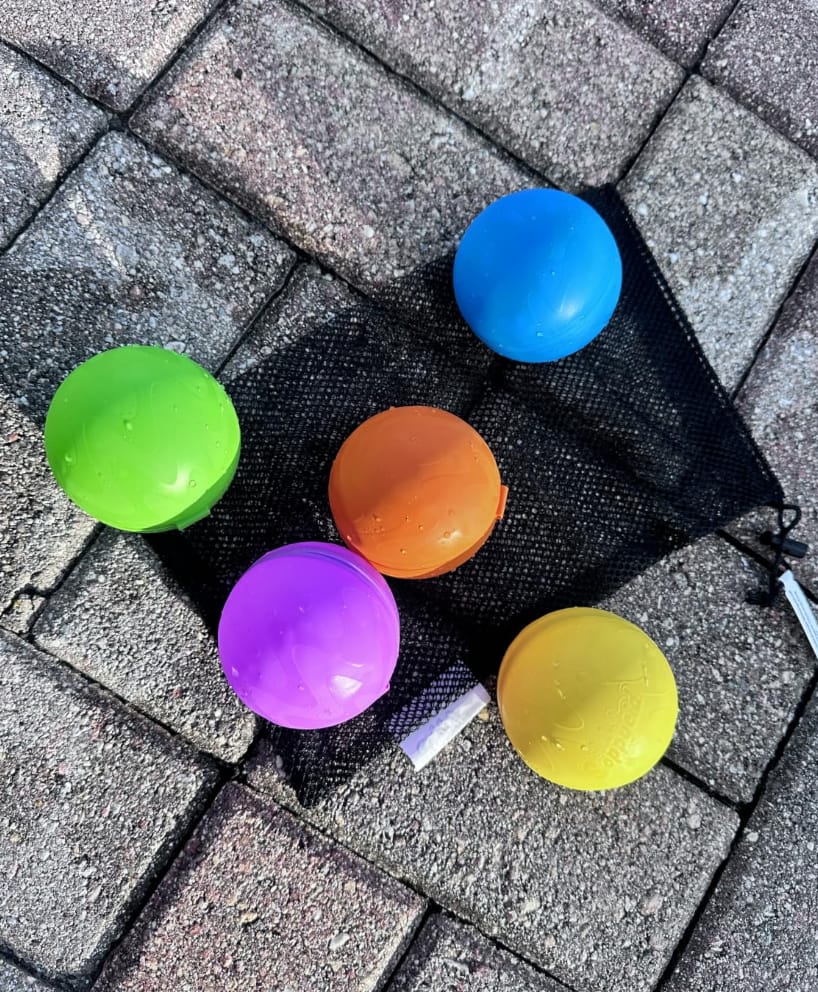 Customer photo review of SplashPods™ – Reusable Water Ball Set