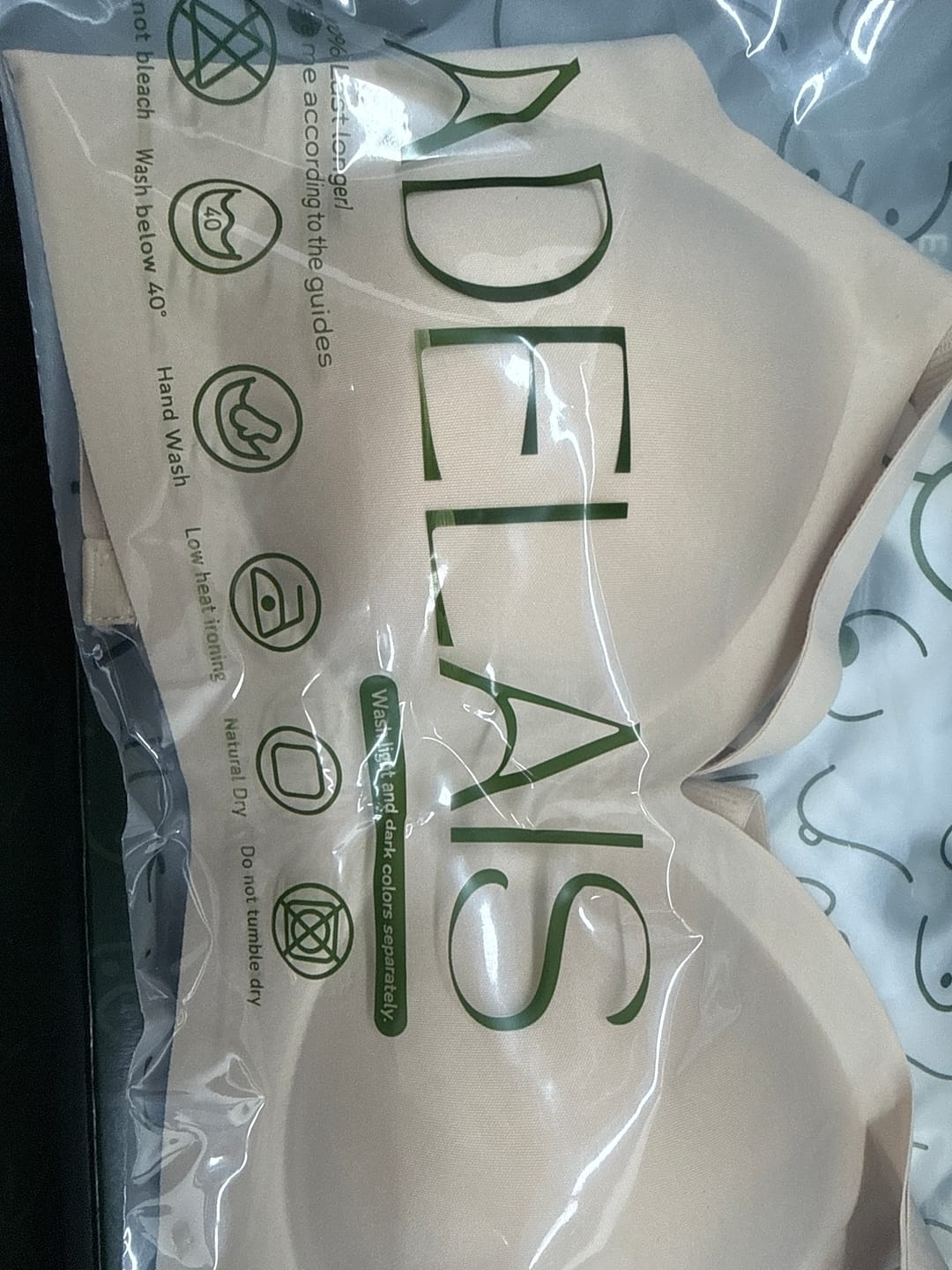 Customer photo review of Ultra Boost Seamless Push Up Bra In Soft Skin