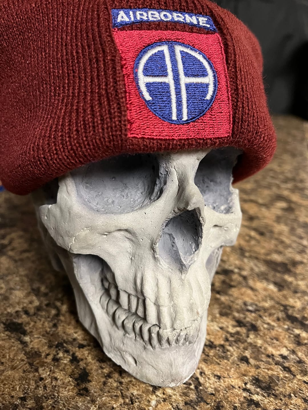 Customer photo review of 82nd Airborne Classic Cuffed Beanie