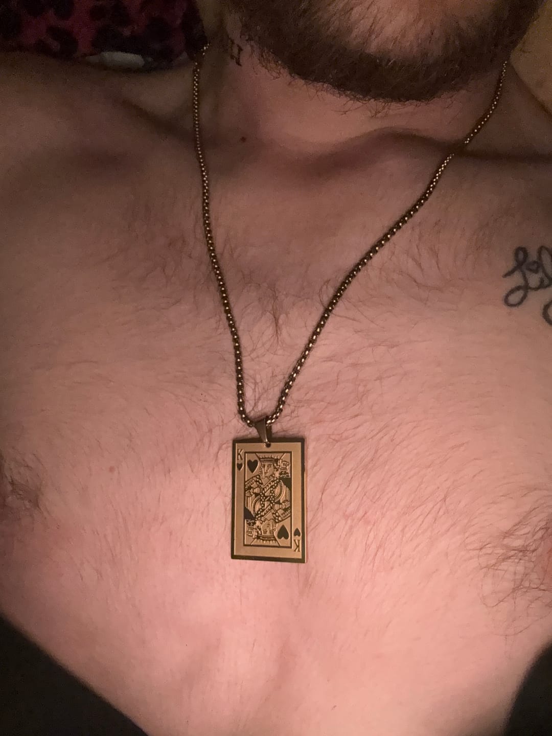 Customer photo review of King of Hearts Signature Necklace