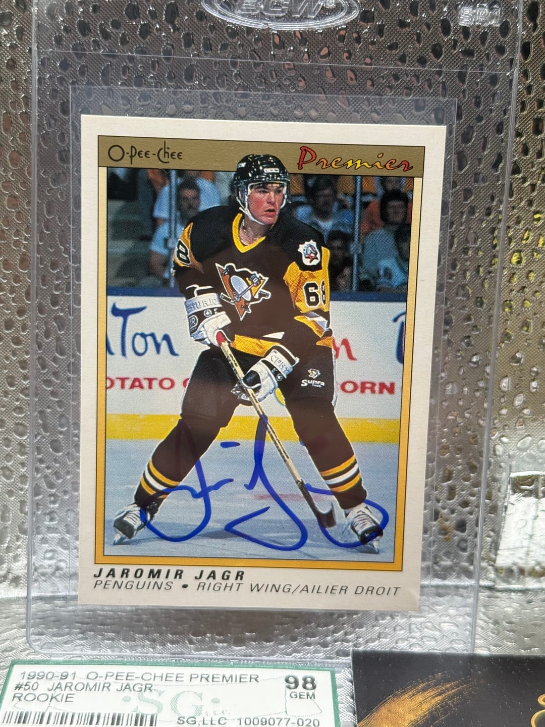 Customer photo review of Jaromir Jagr Autograph Signing