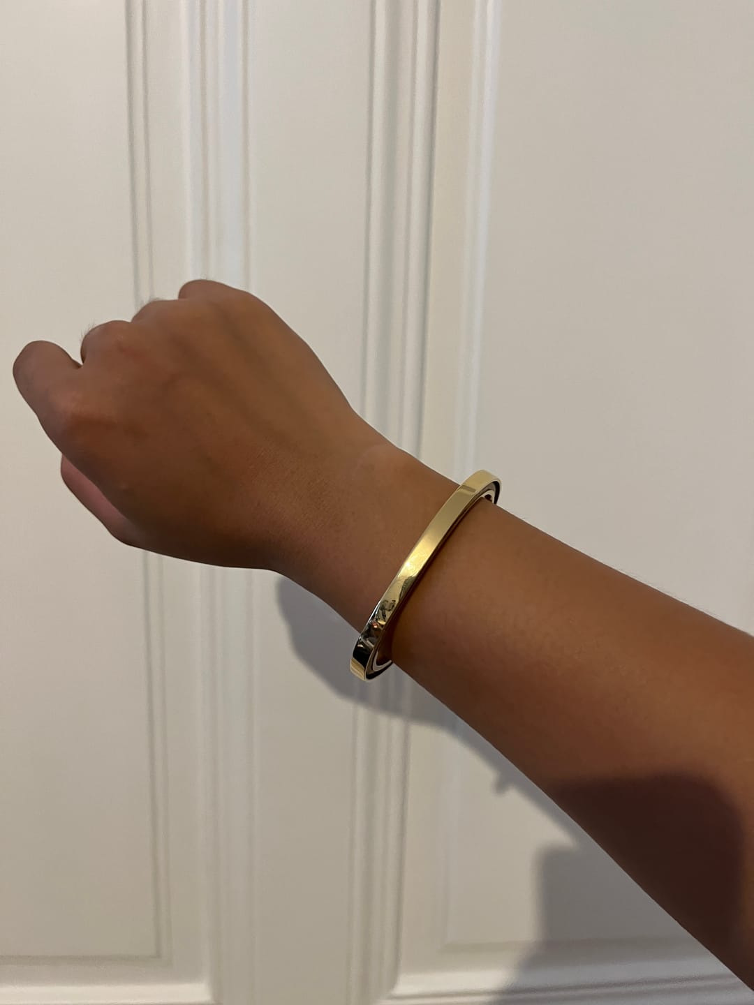 Customer photo review of Hair-tie Hider Cuff Bracelet