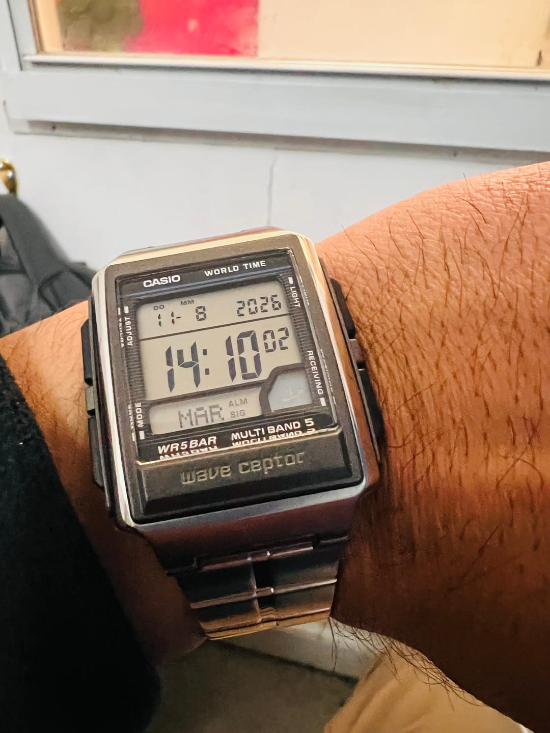 Customer photo review of Reloj Casio Wave Ceptor WV-59RD-1AJF JDM