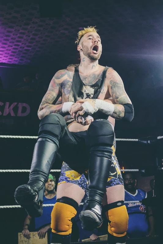Customer photo review of Wrestling Knee Pads
