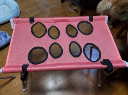 Customer photo review of FreshPaws™- Foldable Pet Bathing Stand