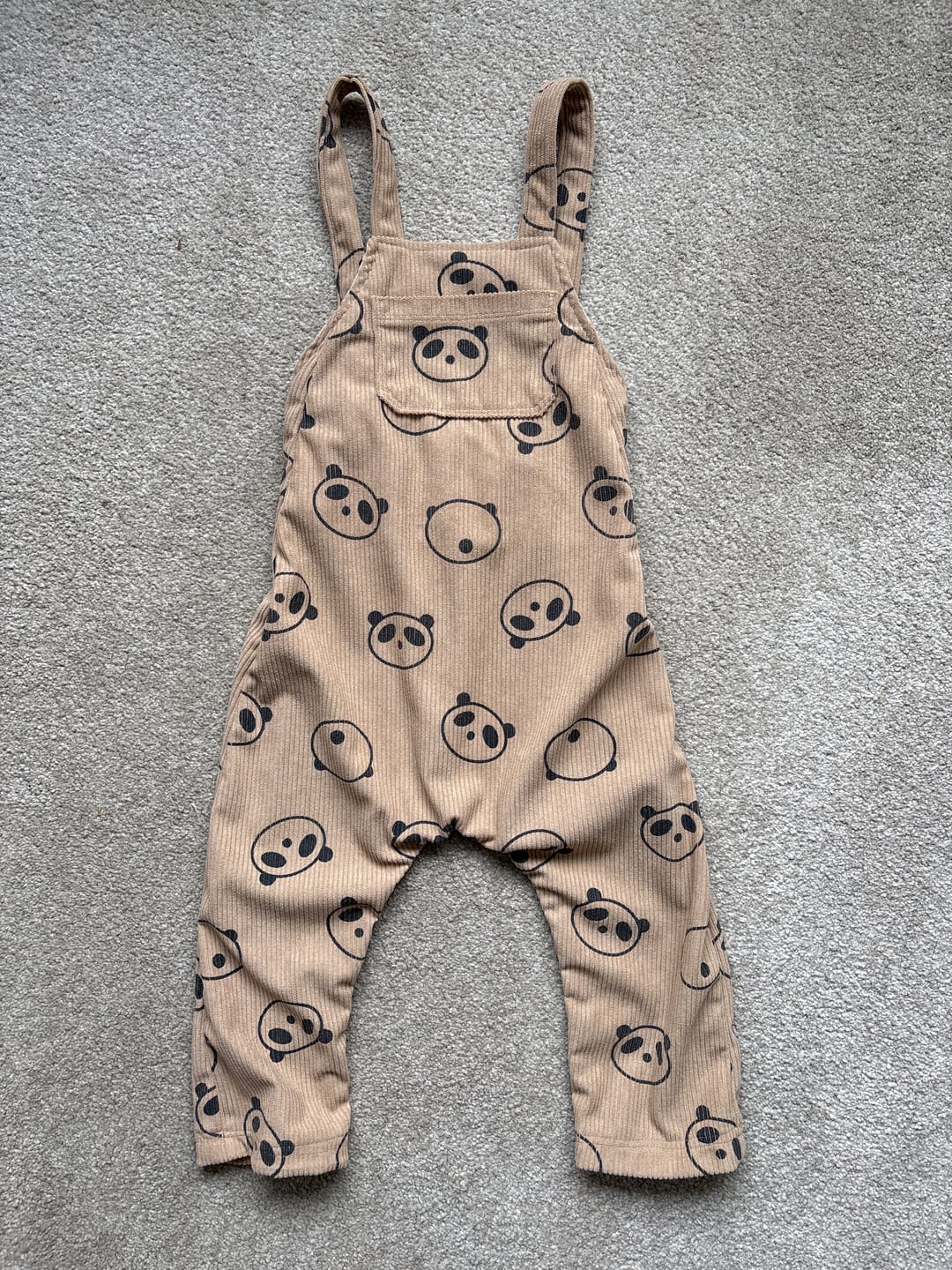 Customer photo review of Panda Buddies Stretch Corduroy Fabric