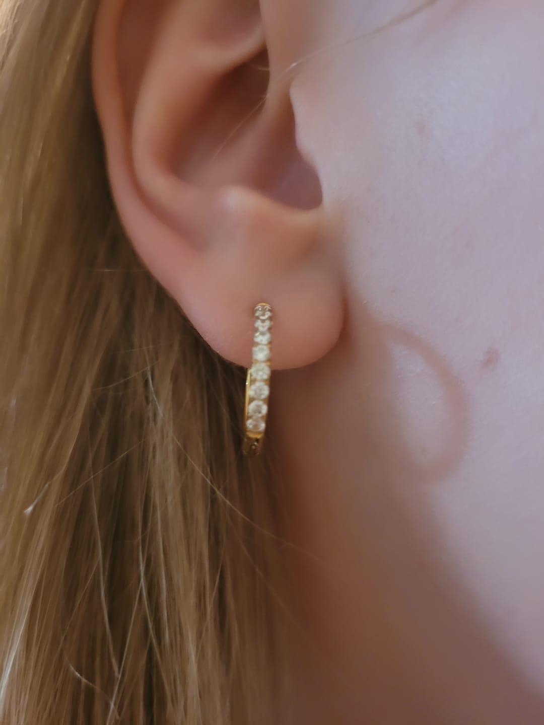 Customer photo review of Klara Ohrringe | 18K vergoldet