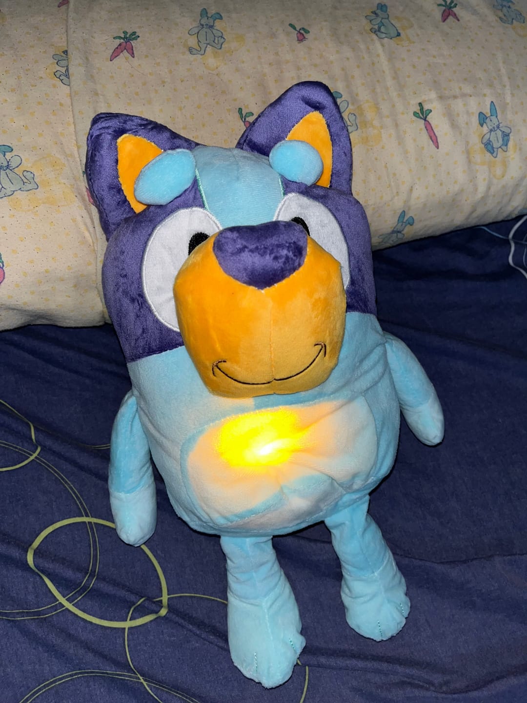 Customer photo review of Breathing Bluy Plush for Better Sleep