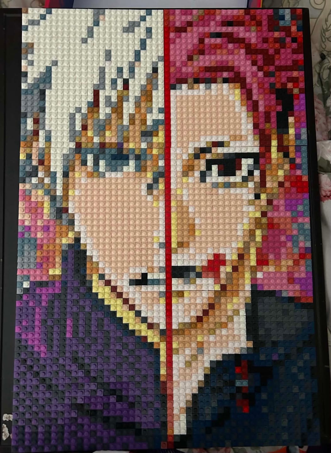 Customer photo review of Custom Design Brick Mosaic - 2x3 baseplates