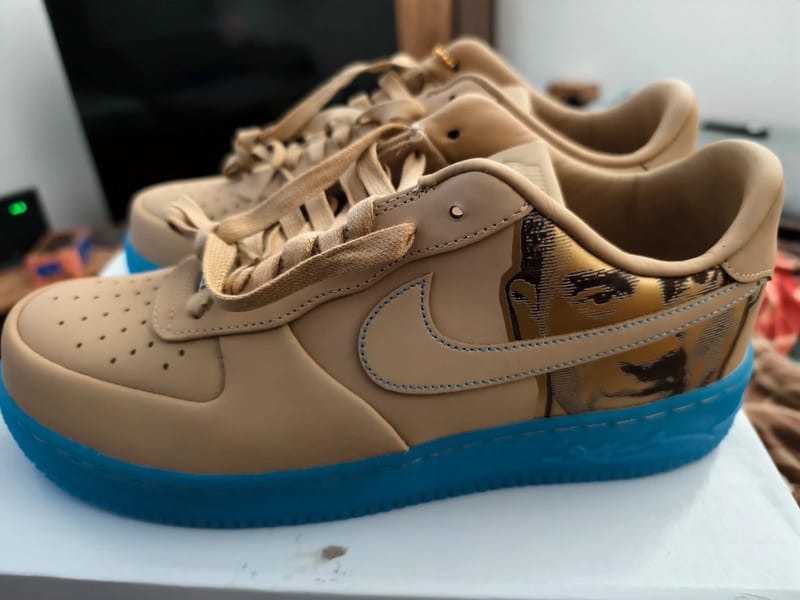 Customer photo review of Nike Air Force 1 Low Protro Kobe Bryant Linen