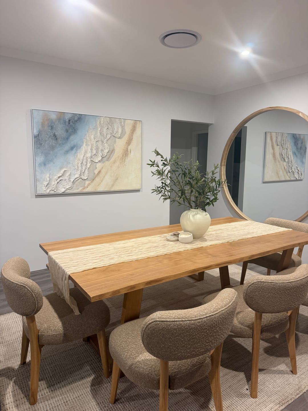 Customer photo review of Plaster Art Texure Painting #SG522