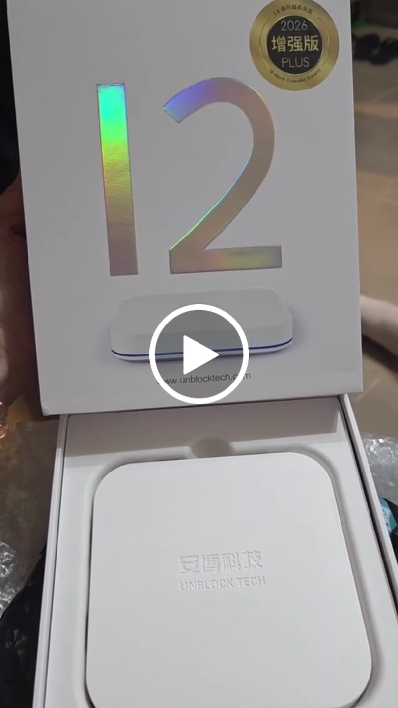 Customer video review of UnBlockTech UBOX12 PRO Android TV Box - Gen 12 (2026)