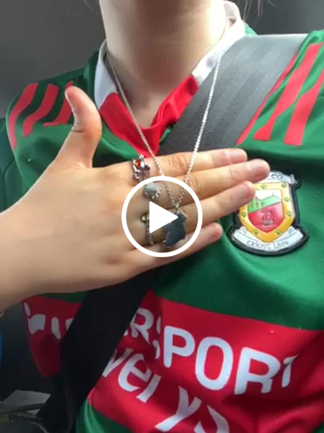 Customer video review of Ireland Necklace