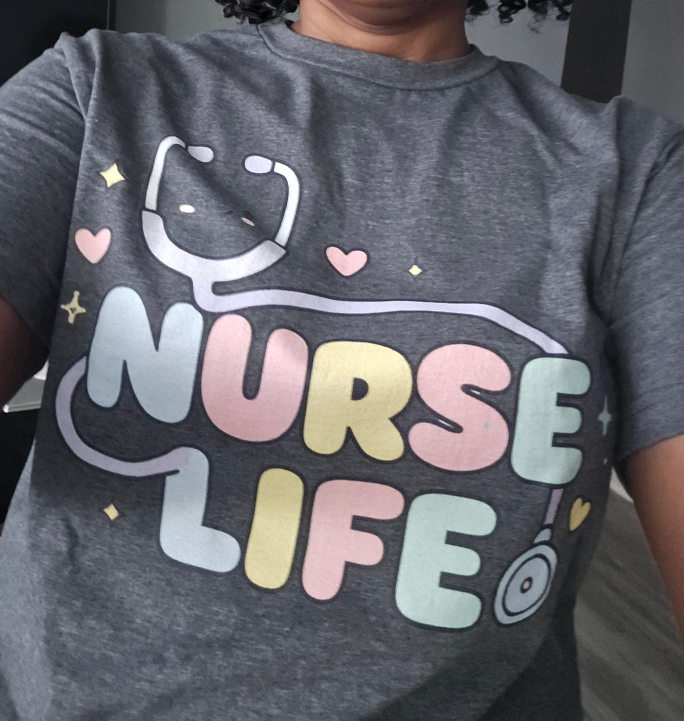 Customer photo review of Nurse Life T-Shirt