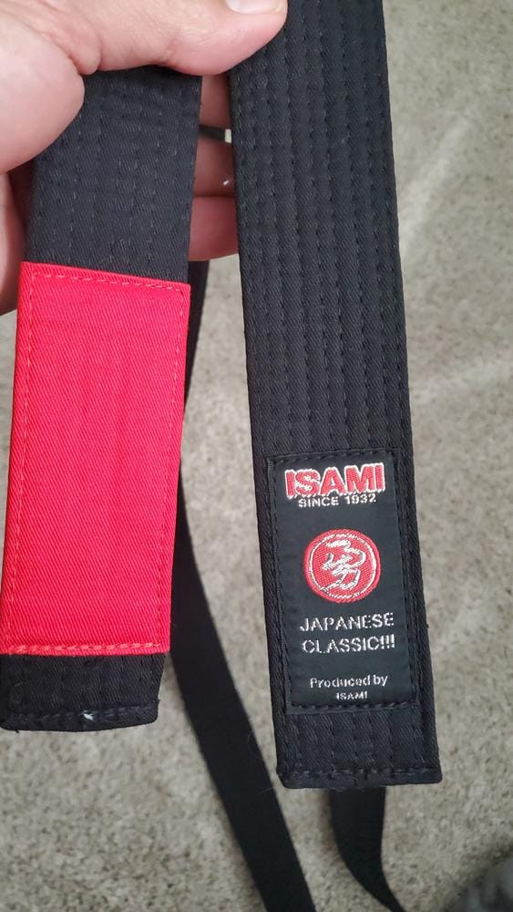 Customer photo review of Isami BJJ Black Belt Lightweight