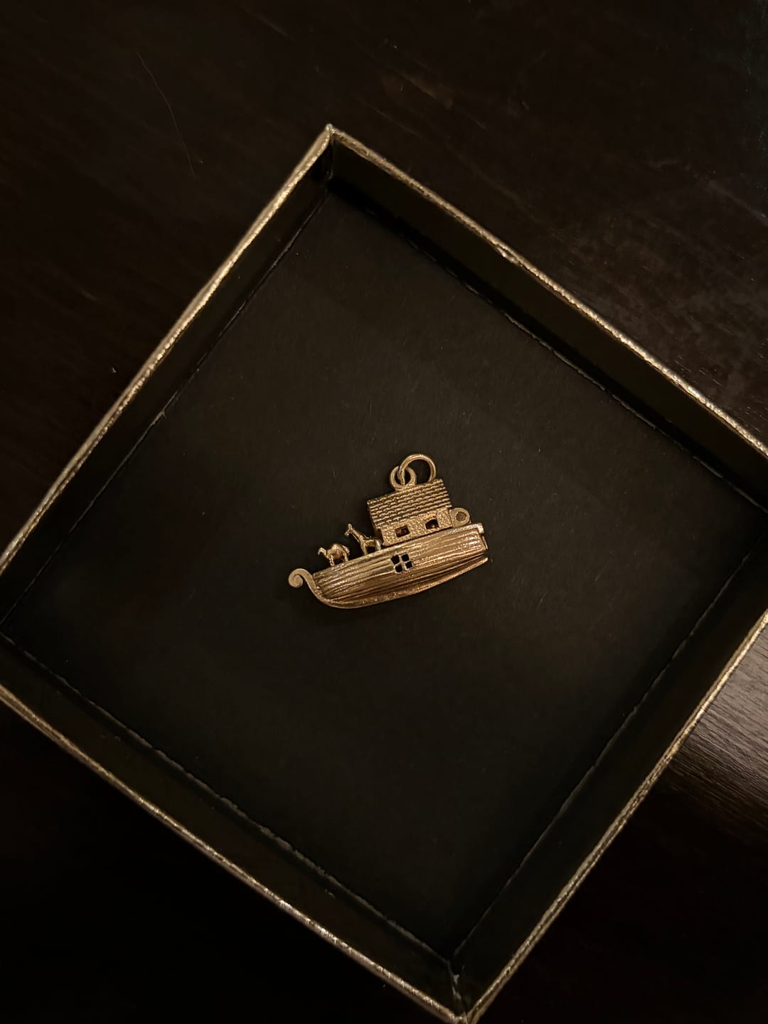 Customer photo review of gold charm