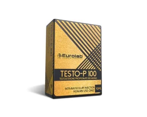 Customer's Testo-P 100 Eurolab box from the Ciclo Masa Muscular Y Definicion, packaging view.
