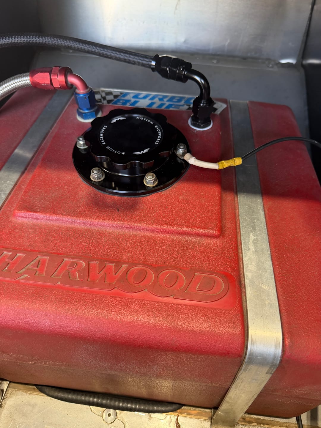 Customer photo review of Motion Billet Fuel Cap (Screw on) 6 bolt w/ Seal and Hardware 27-140