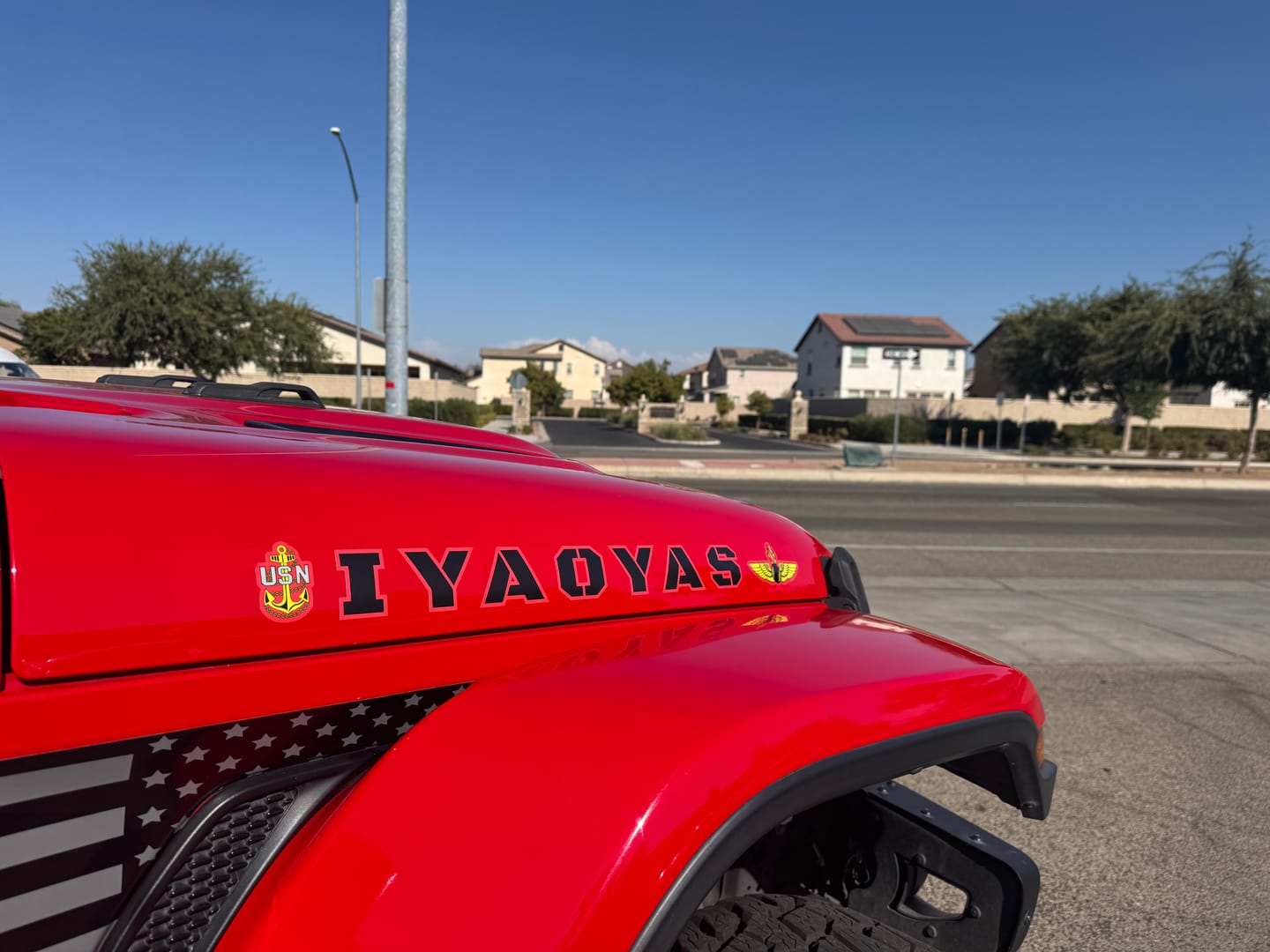 Customer photo review of Hood Lettering | Set of 2