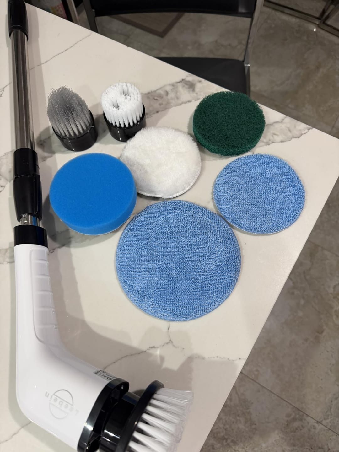 Customer photo review of ScrubMate - Extendable Electric Spin Scrubber