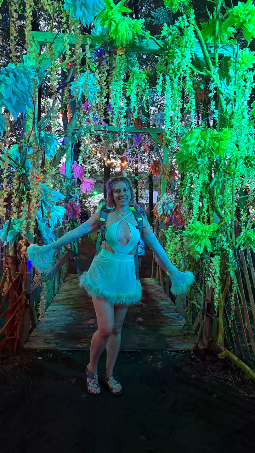 Customer photo review of Mint Cutout Body Suit (Fairy)