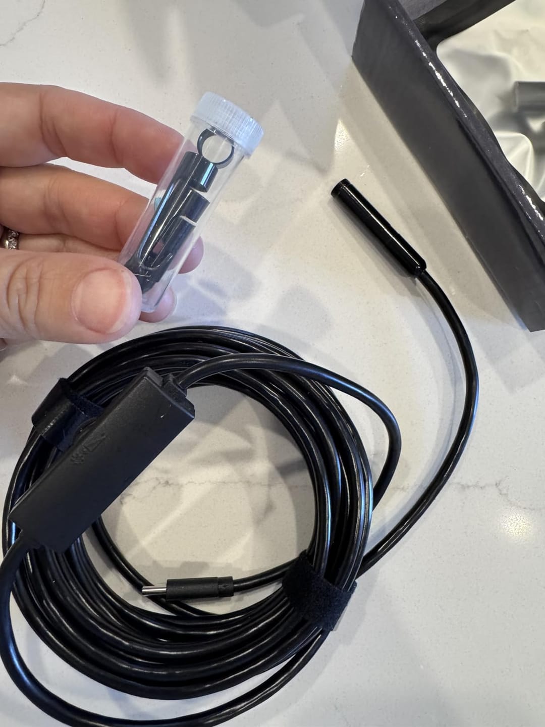 Customer photo review of Endoscope Inspection Camera