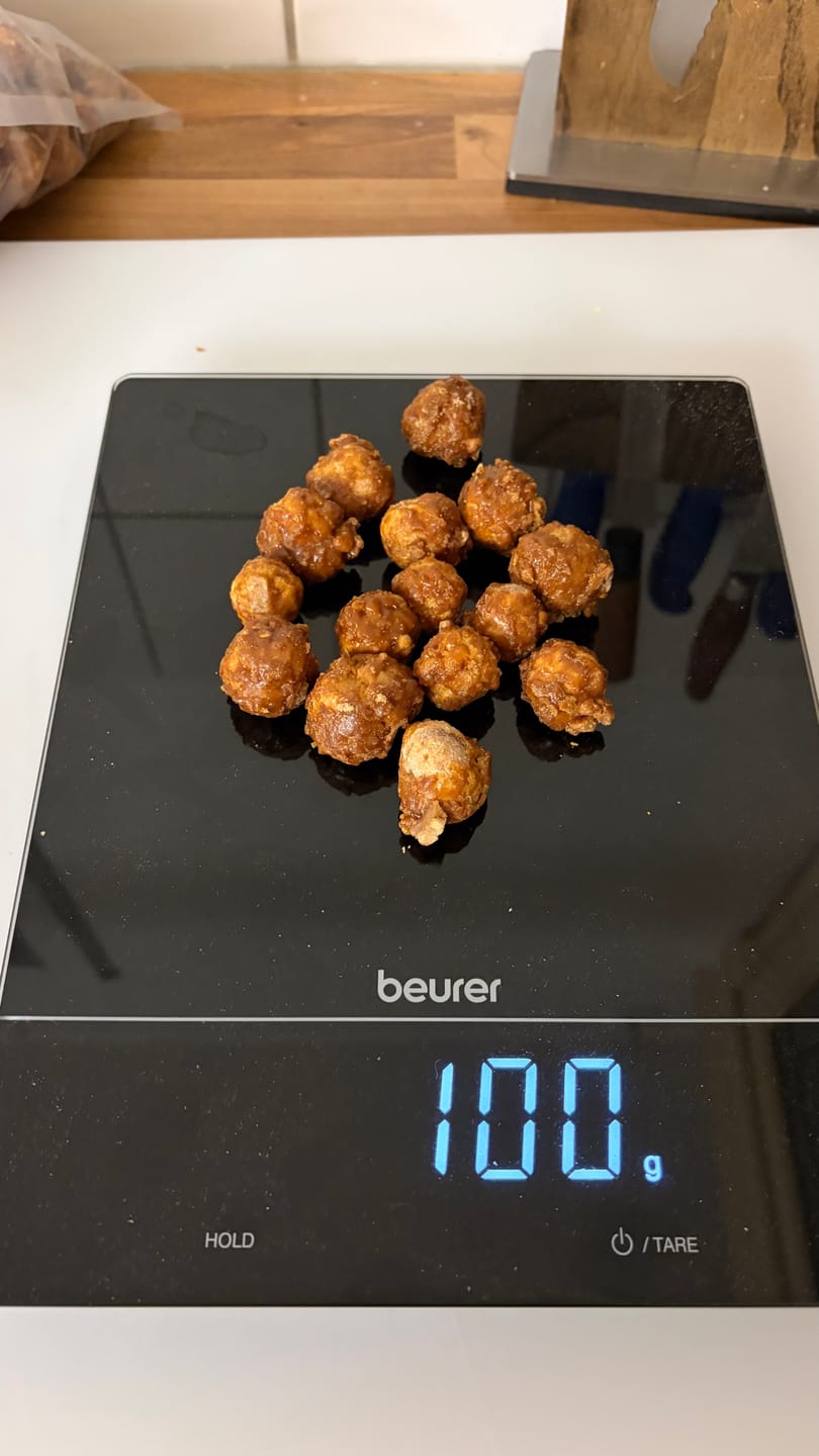 Customer photo review of Gebrannte karamellisierte Macadamia mit Vanille