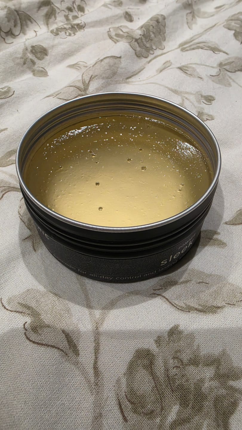Customer photo review of Sleek Pomade — Polished Control