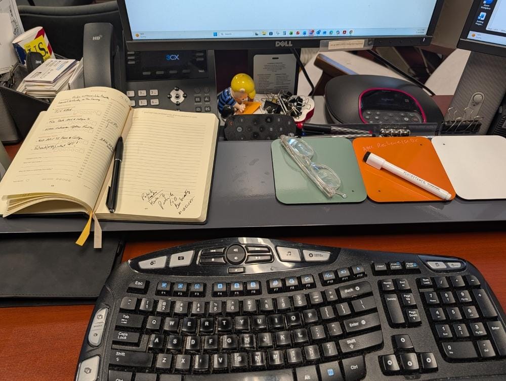 Customer photo review of Dashboard | Desktop Whiteboard Organizer