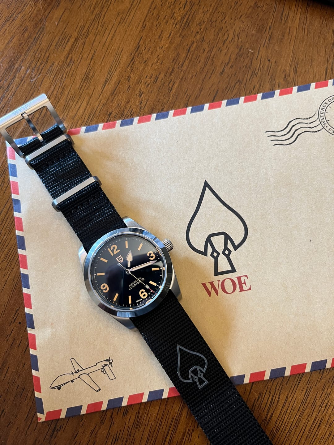 Customer photo review of NOFORN Single-Pass Watch Strap
