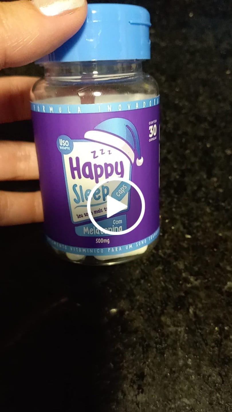 Customer video review of Happy Hair 3 Potes + 1 Melatonina Grátis