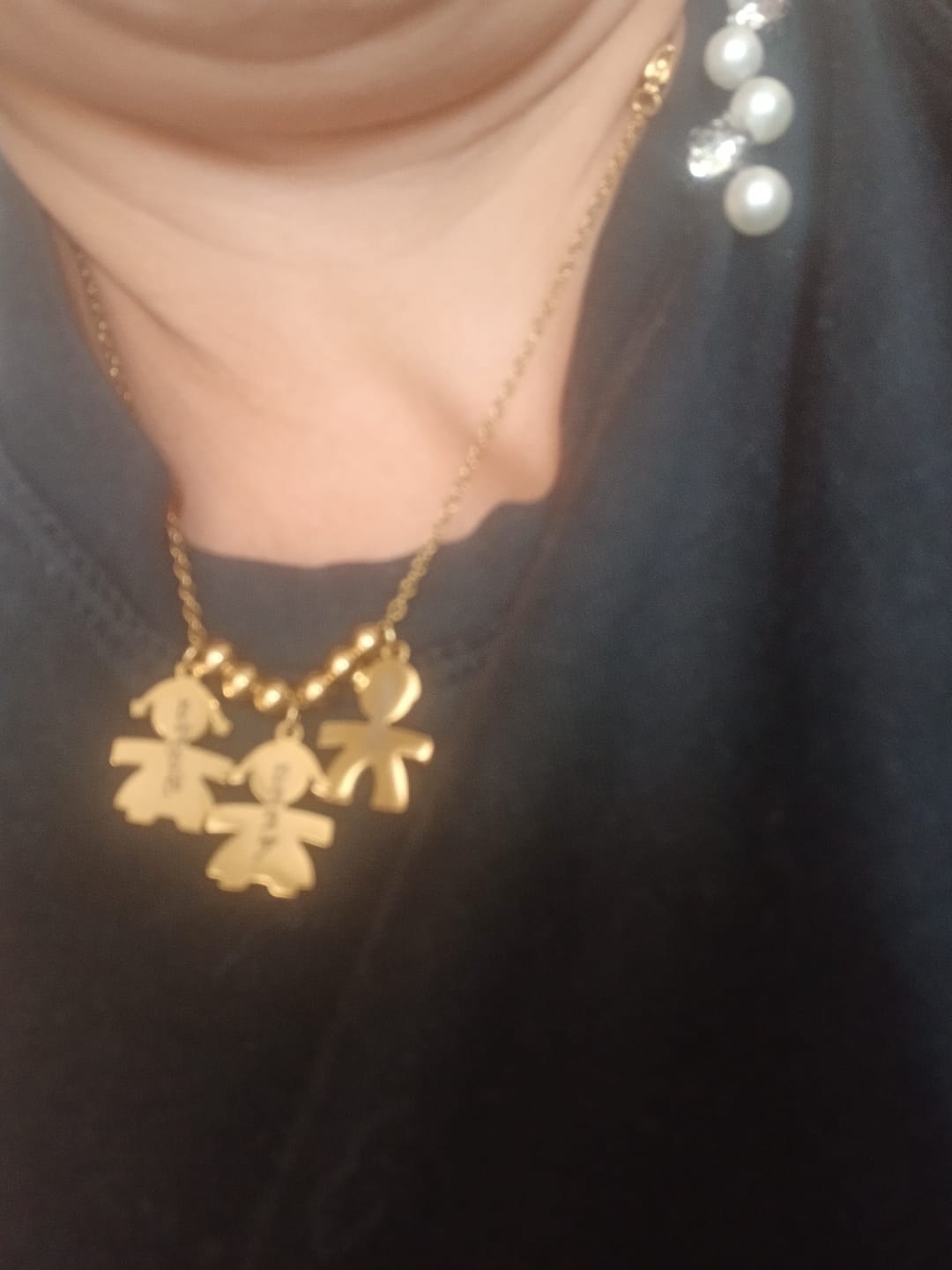 Customer photo review of Collana con bambini - I Miei Tesori