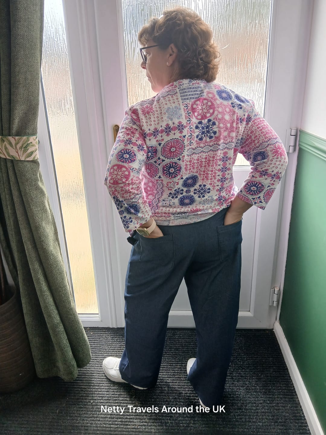 Customer photo review of Lightweight 4oz Washed Denim Fabric