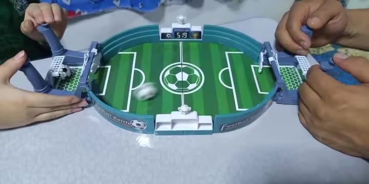 Customer photo review of Soccer Showdown™ – Head to Head Tabletop Soccer Game