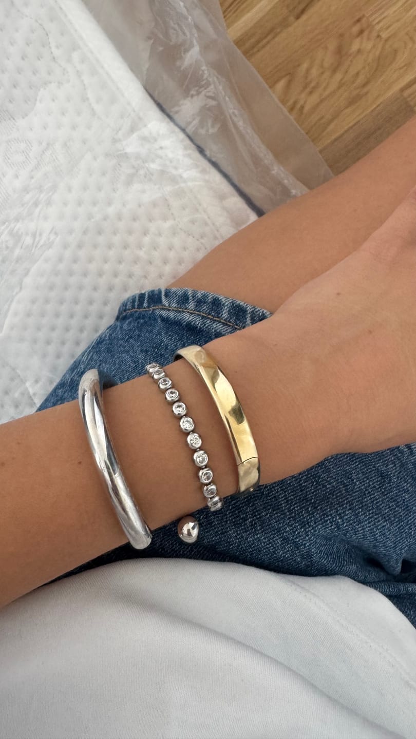 Customer photo review of Classic Bezel Tennis Bracelet