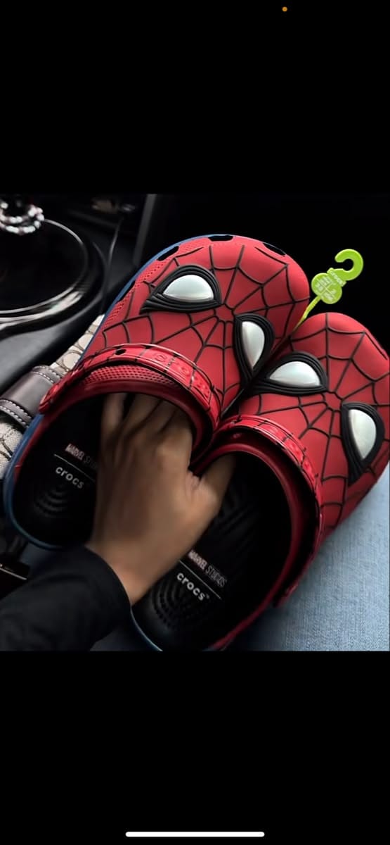 Customer photo review of Spider-Man Clog
