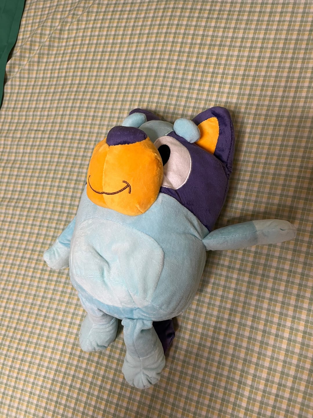 Customer photo review of Breathing Bluy Plush for Better Sleep