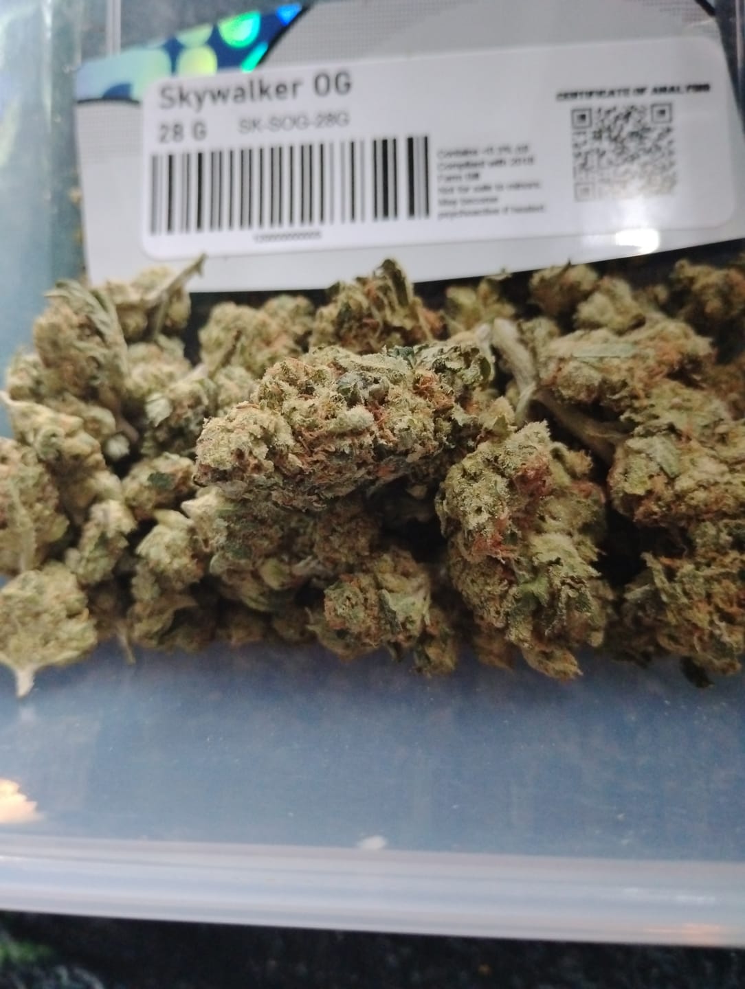 Customer photo review of Skywalker OG - 28 Grams - Indica