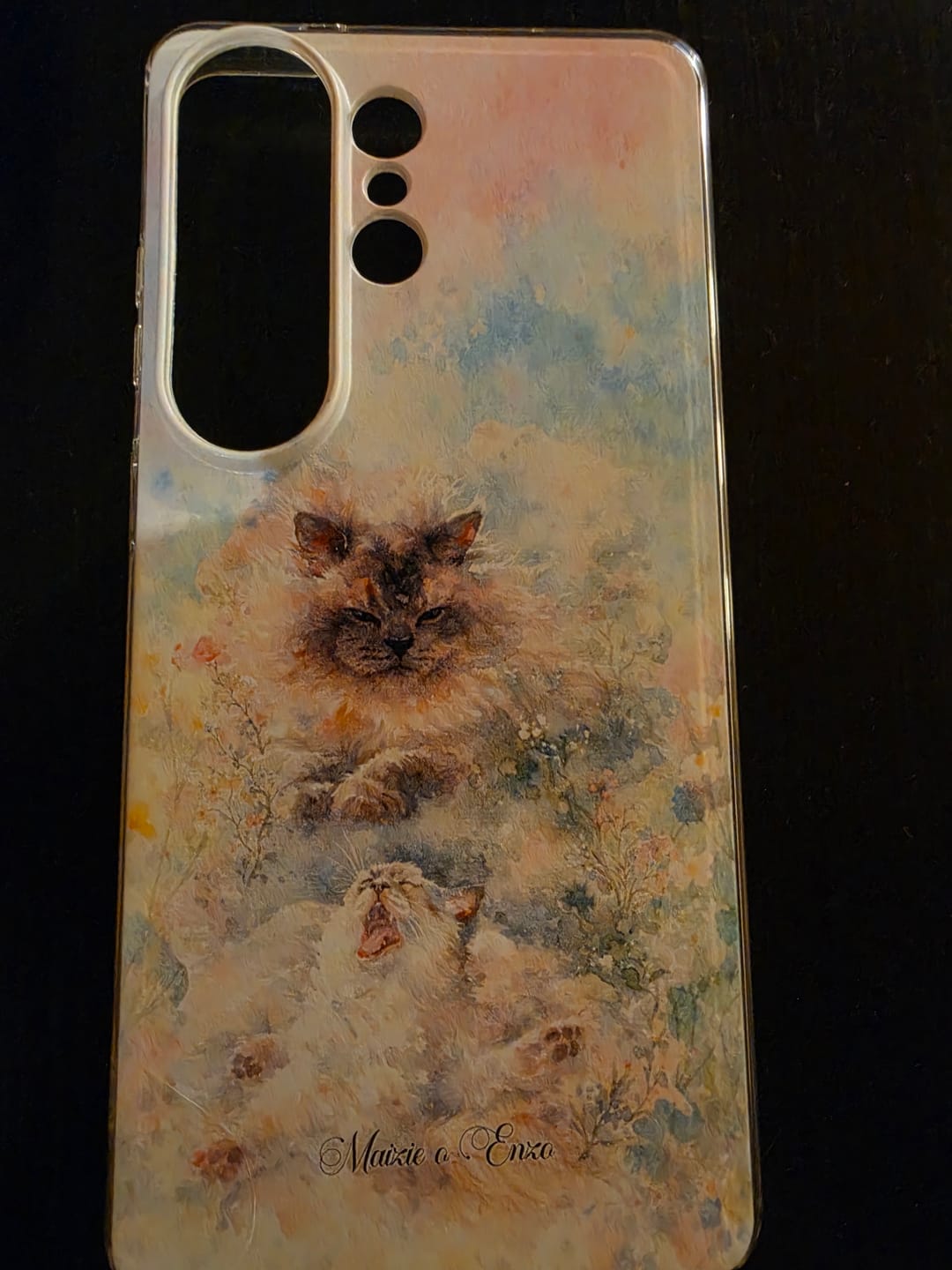 Customer photo review of Personalised Phone Case - Watercolour