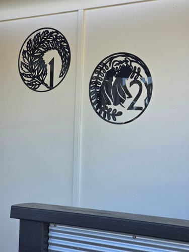 Customer photo review of New Zealand Two Cent Coin Wall Art