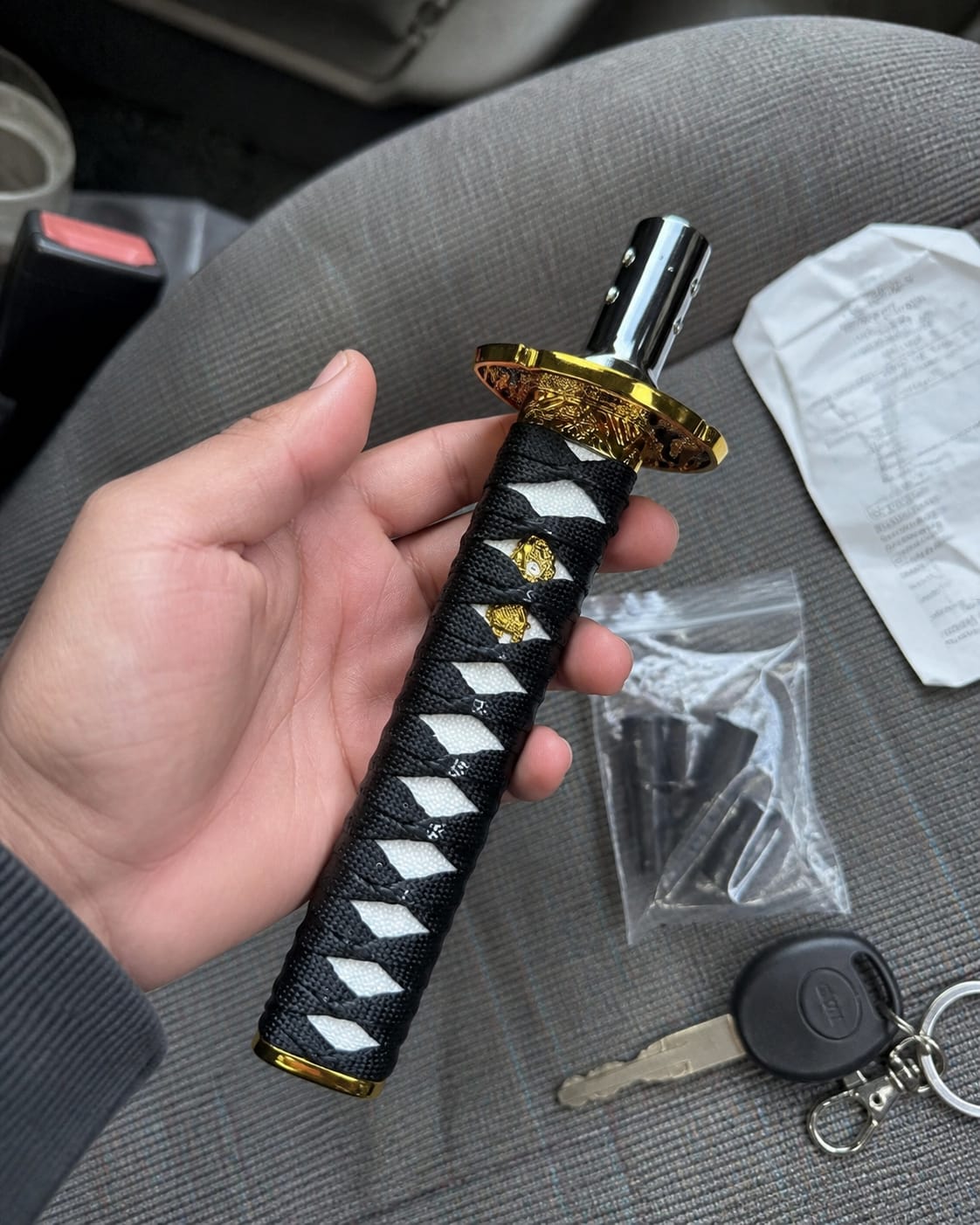 Customer photo review of Katana - Palanca para Auto