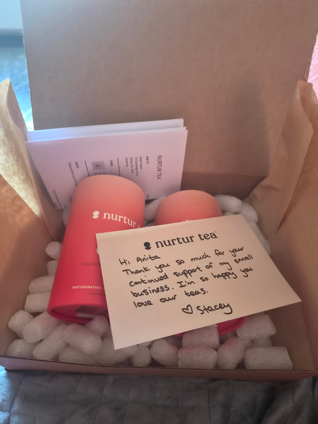 Customer photo review of Chai Tea: Caffeine Free Rooibos Chai