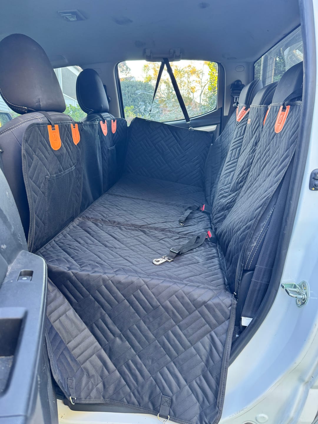 Customer photo review of Companion&Co™ Hard Bottom Car Seat Cover