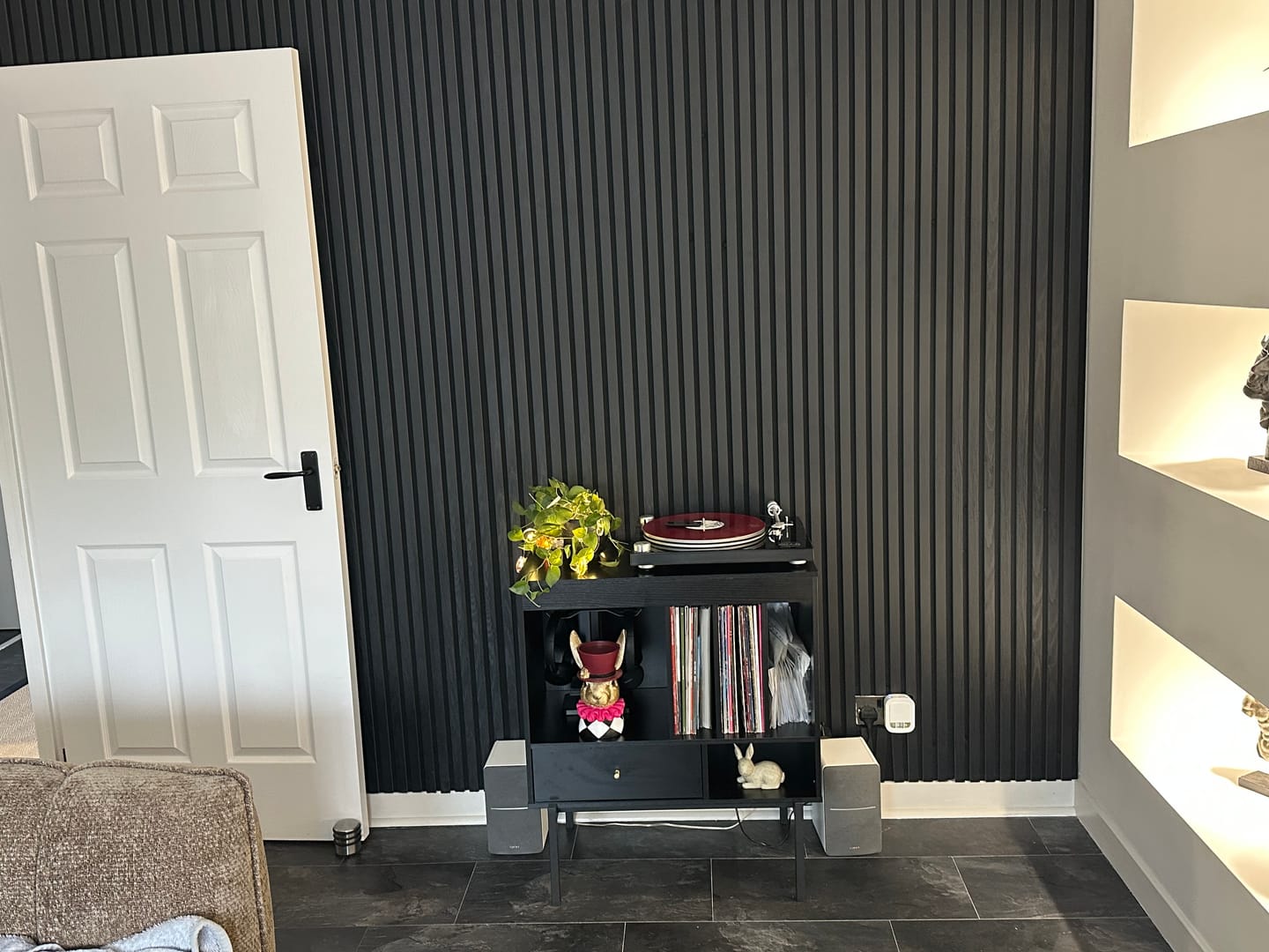 Customer photo review of Premium Acoustic Wall Panels - Black