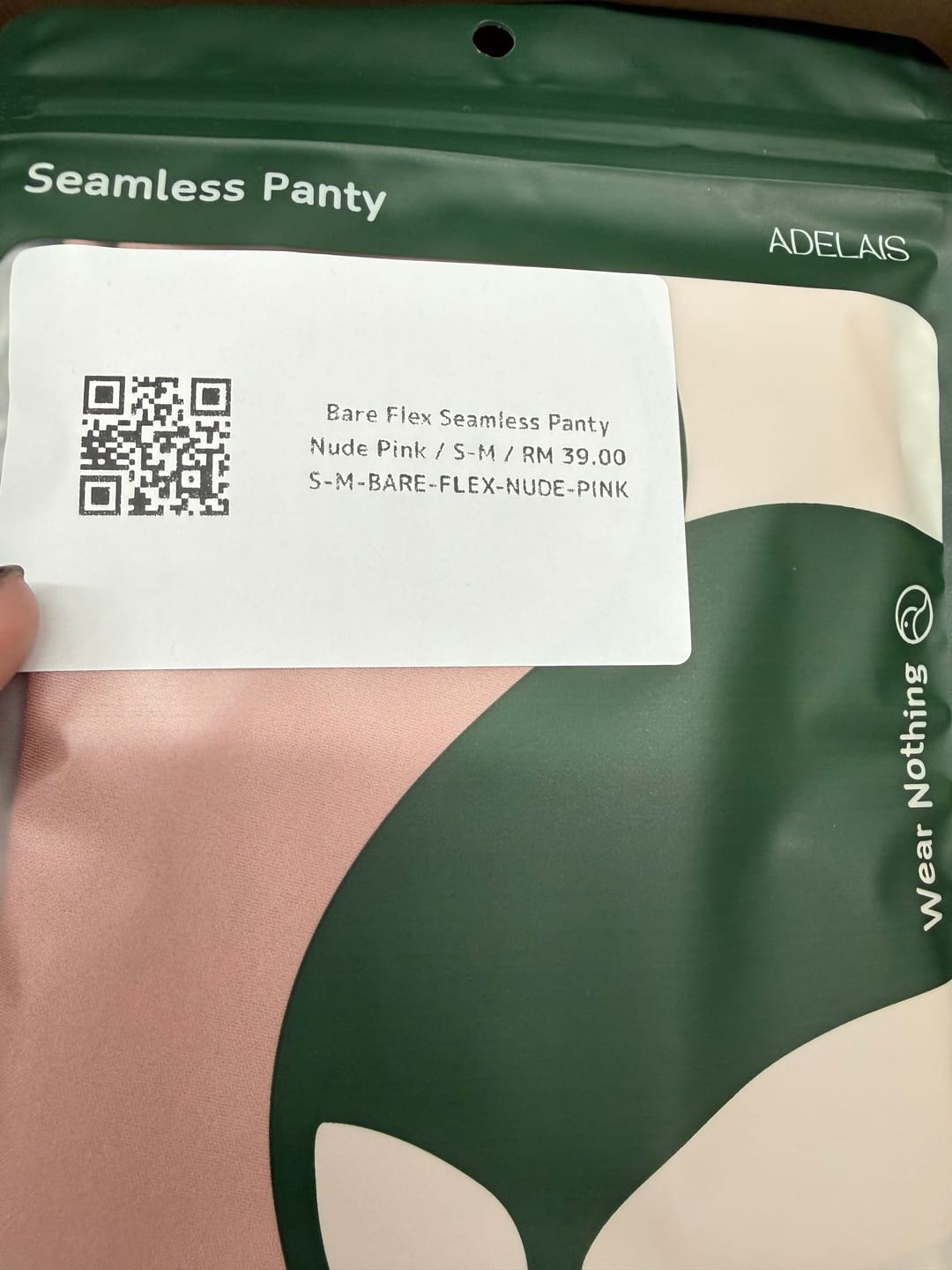 Customer photo review of Bare Flex Seamless Panty In Nude Pink